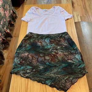 Forever 21 top with Wild Fable skirt